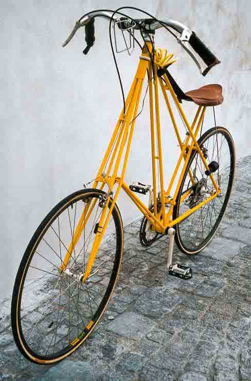 pedersen fahrrad bike bycicle in gelb